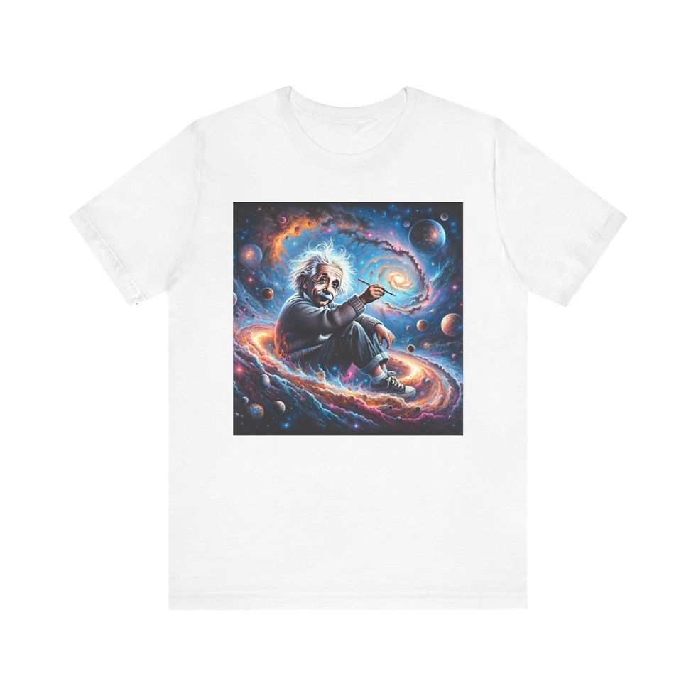 Thumbnail: Einstein in Space: Unisex Jersey Short Sleeve Tee
