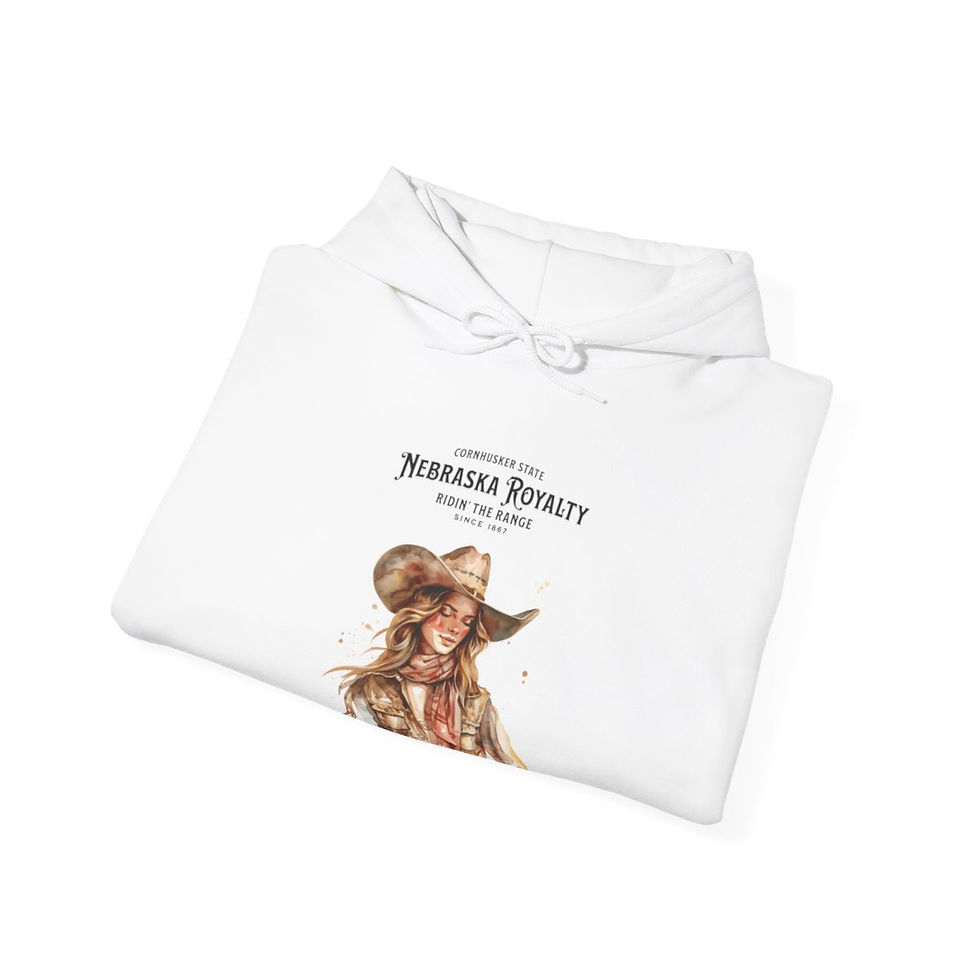 Thumbnail: Nebraska Royalty: Unisex Heavy Blend™ Hooded Sweatshirt