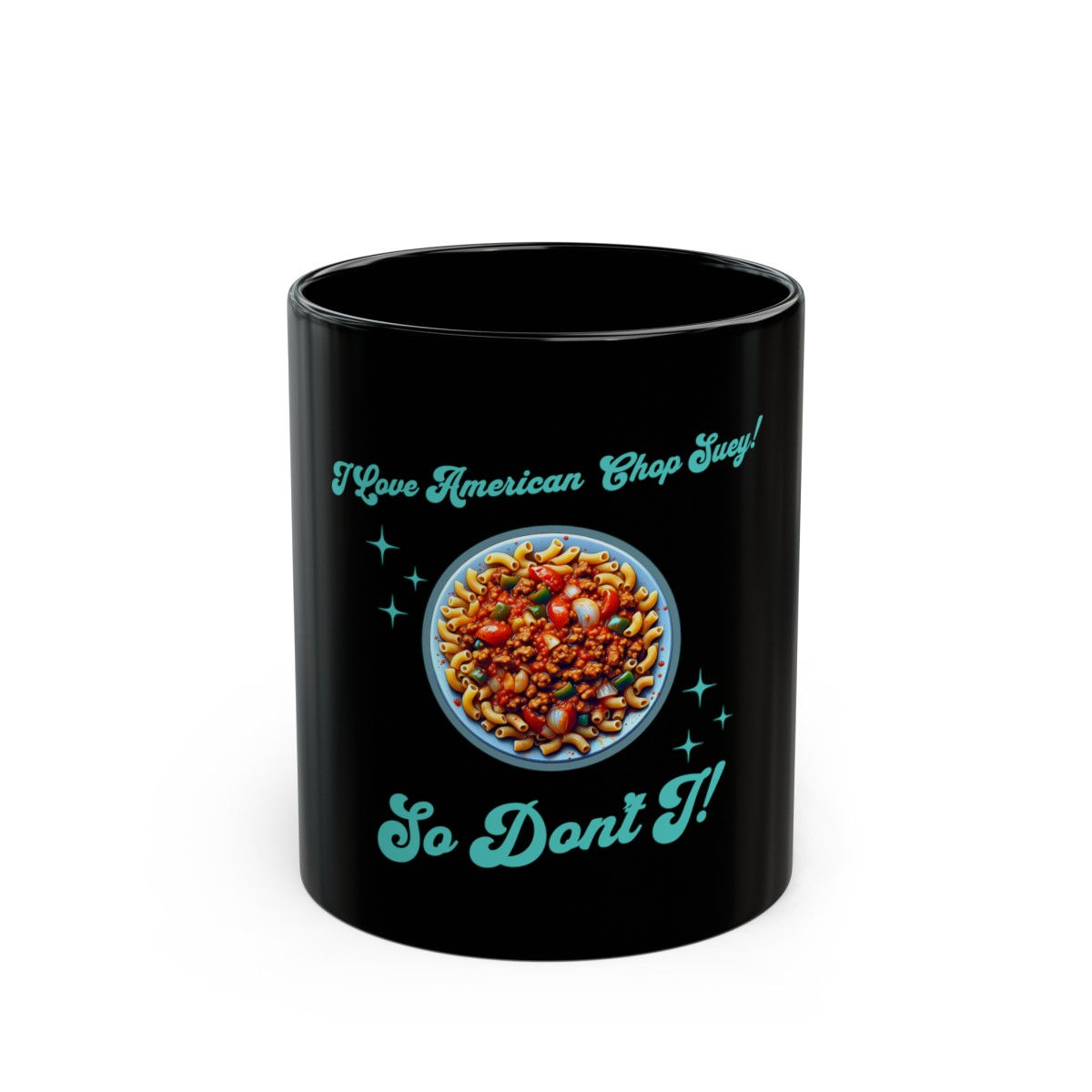 American Chop Suey New Hampshire: Black Mug (11oz, 15oz)