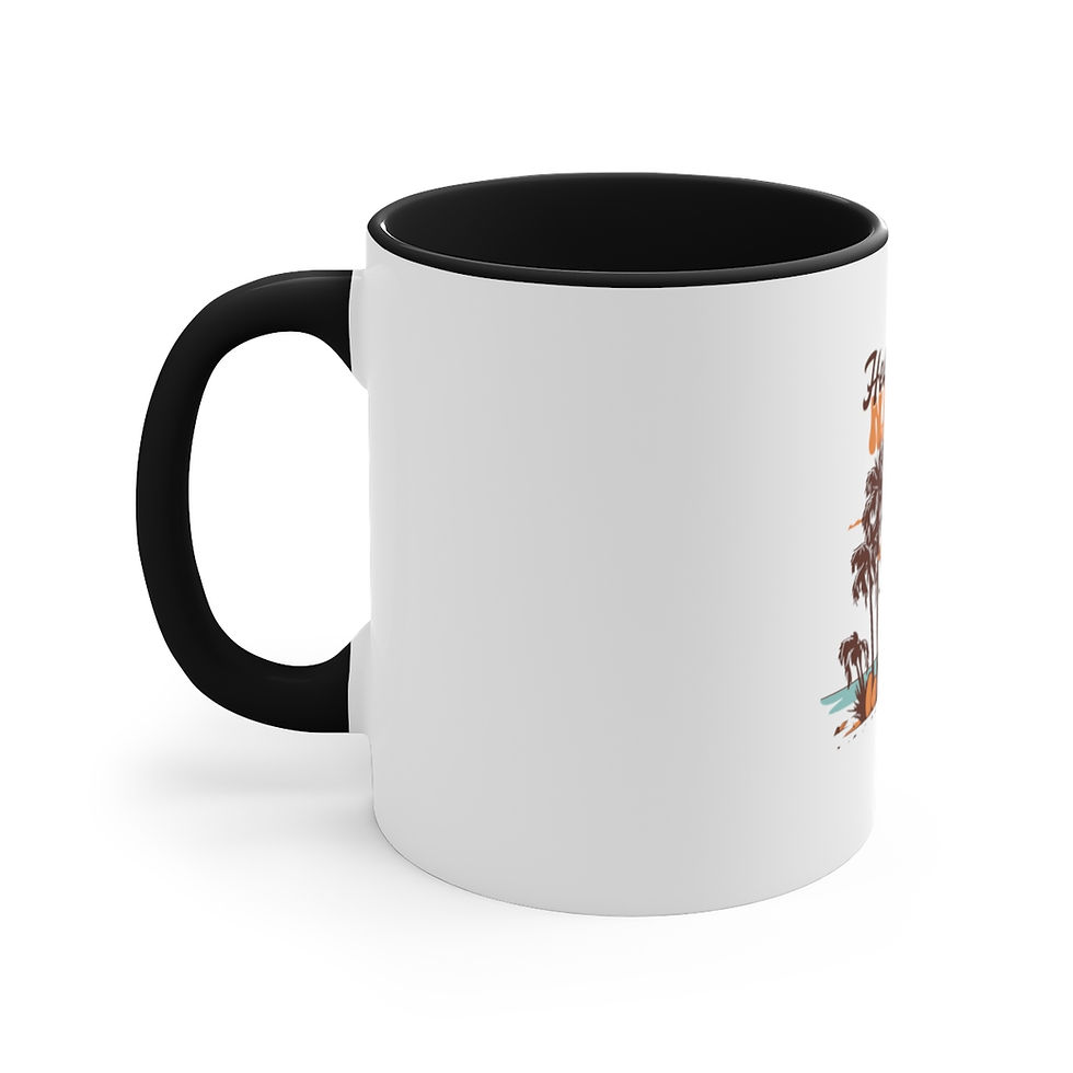 Thumbnail: Hello Nassau Bahamas: Accent Coffee Mug, 11oz