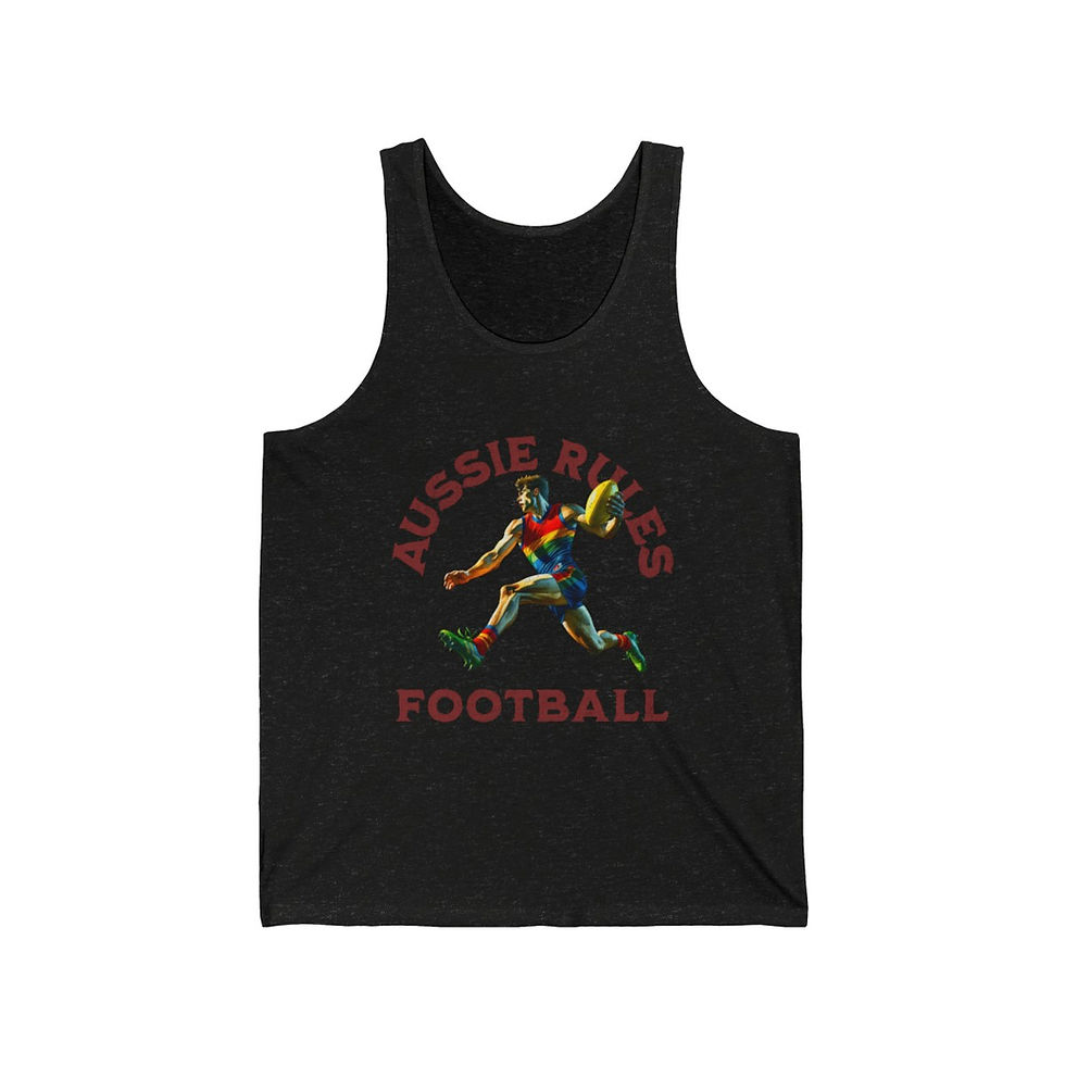 Thumbnail: Aussie Rules: Unisex Jersey Tank