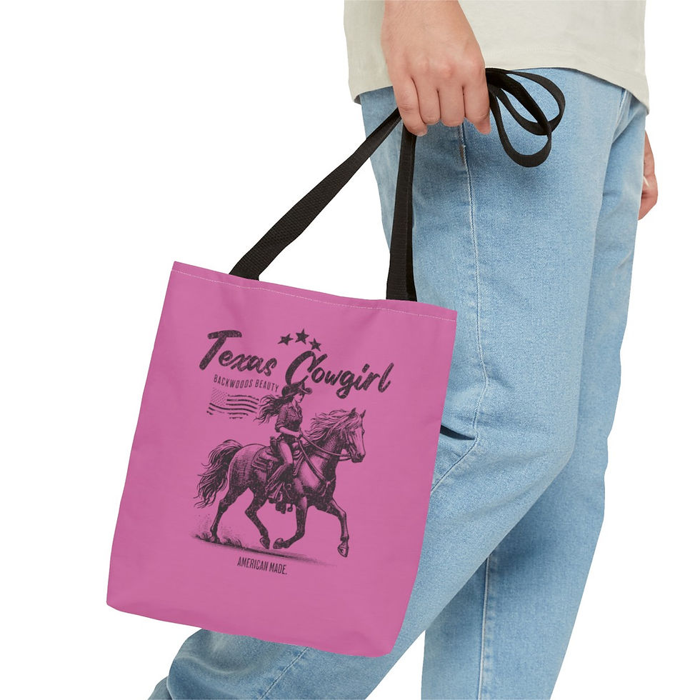 Thumbnail: Texas Cowgirl: Tote Bag (AOP)