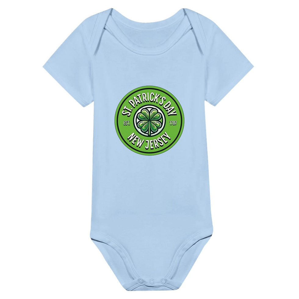 Thumbnail: St. Patrick's Day NJ: Classic Baby Short Sleeve Bodysuit