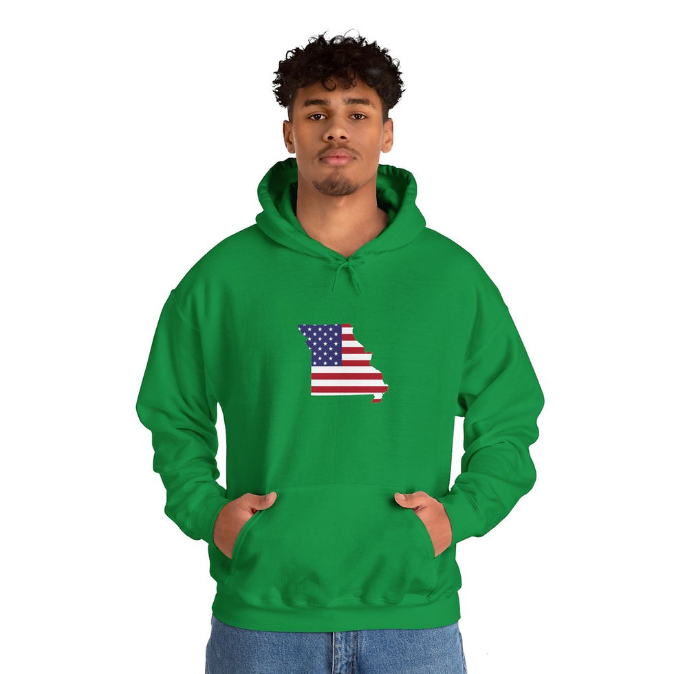Thumbnail: Missouri Flag: Unisex Heavy Blend™ Hooded Sweatshirt