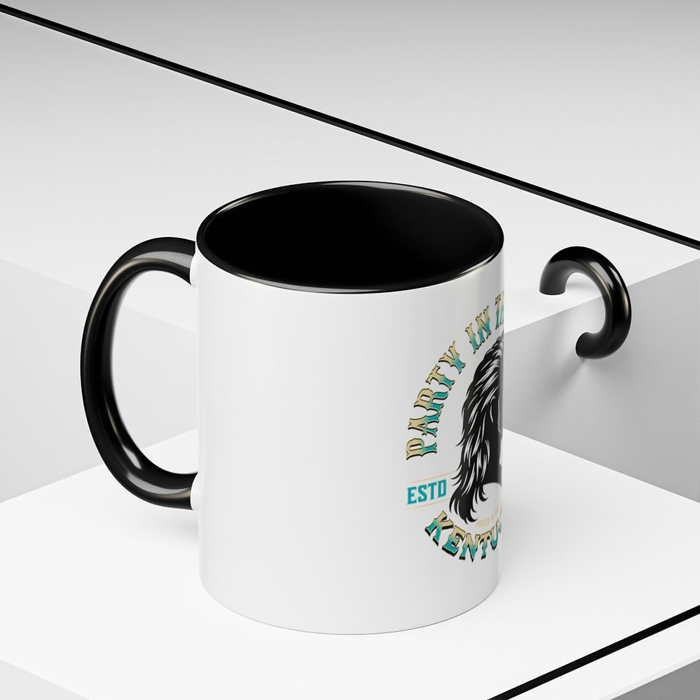 Thumbnail: Party in the Back Kentucky: Accent Coffee Mug (11, 15oz)
