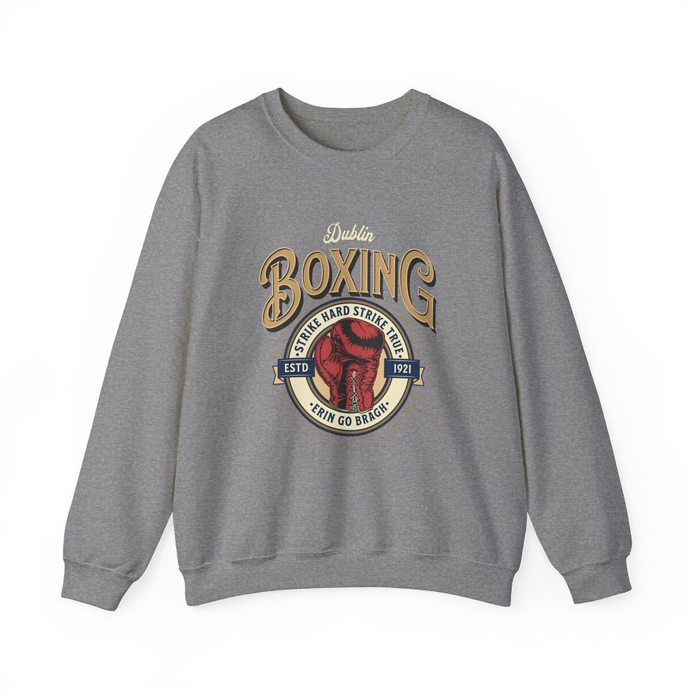 Thumbnail: Dublin Ireland Boxing: Unisex Heavy Blend™ Crewneck Sweatshirt
