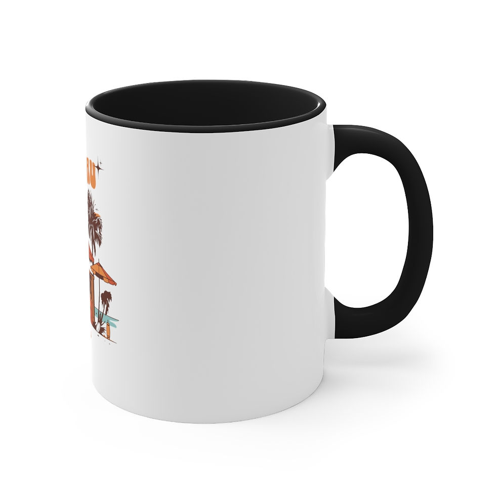 Thumbnail: Hello Nassau Bahamas: Accent Coffee Mug, 11oz