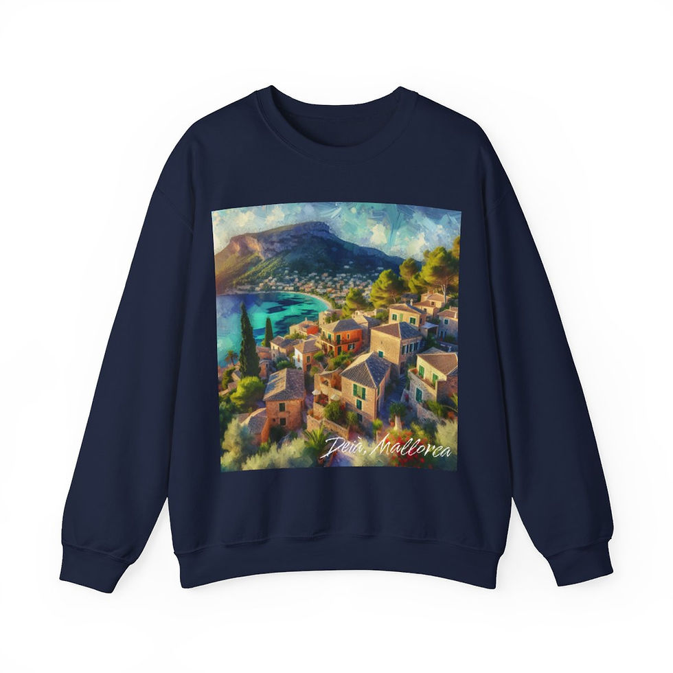 Thumbnail: Deia Mallorca Spain: Unisex Heavy Blend™ Crewneck Sweatshirt