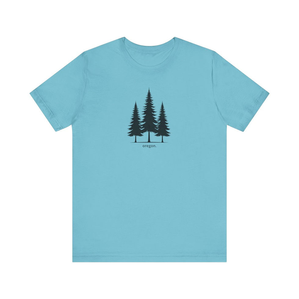 Thumbnail: Oregon simple: Unisex Jersey Short Sleeve Tee