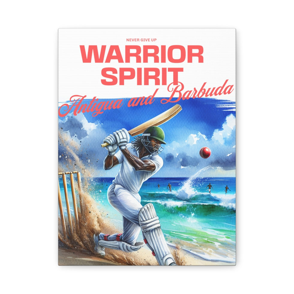 Thumbnail: Antigua Cricket: Matte Canvas, Stretched, 1.25"