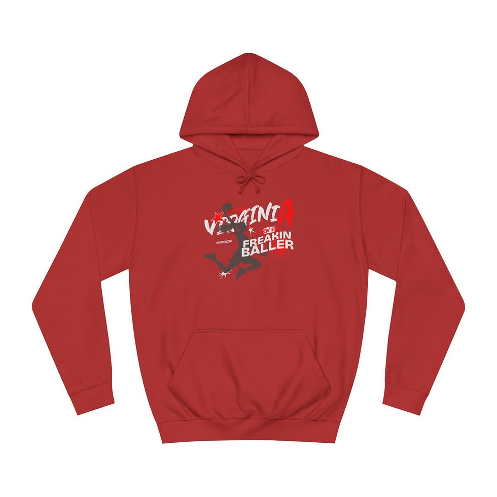 Thumbnail: Virginia Baller 1: Unisex College Hoodie