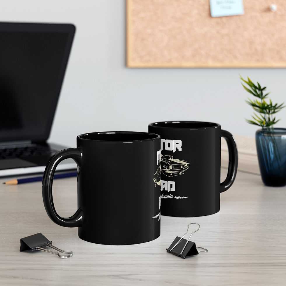 Thumbnail: Motor Head Pennsylvania: Black Mug (11oz, 15oz)