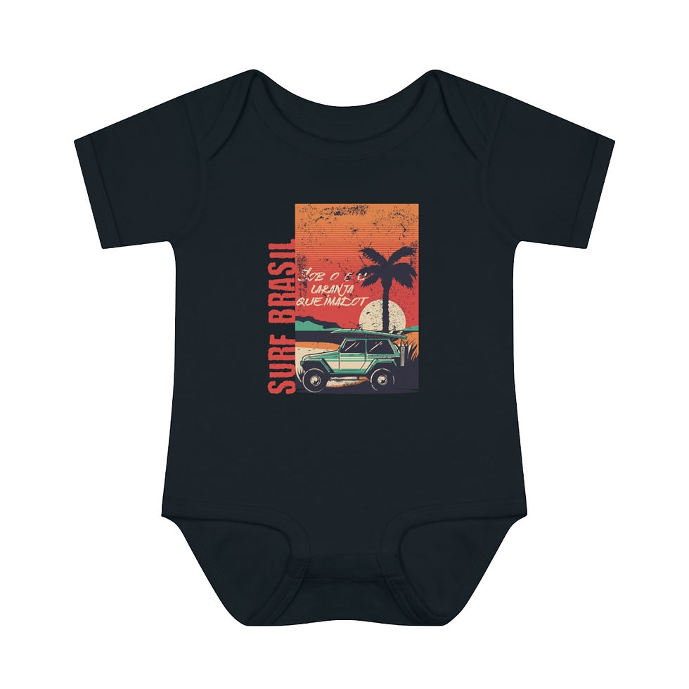Thumbnail: Surf Brasil: Infant Baby Rib Bodysuit