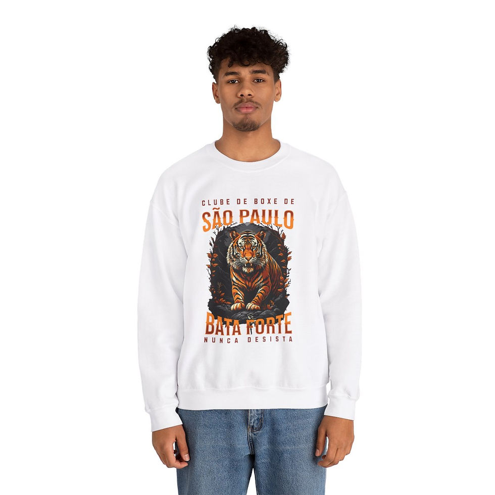 Thumbnail: Boxing Brasil Sao Paulo: Unisex Heavy Blend™ Crewneck Sweatshirt