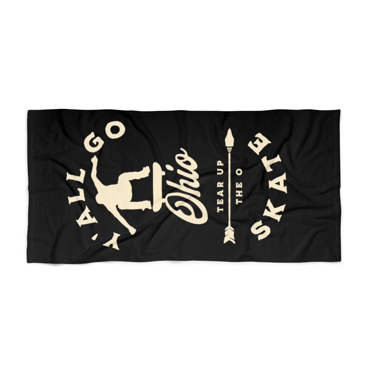 Y'all Go Skate Ohio: Beach Towel