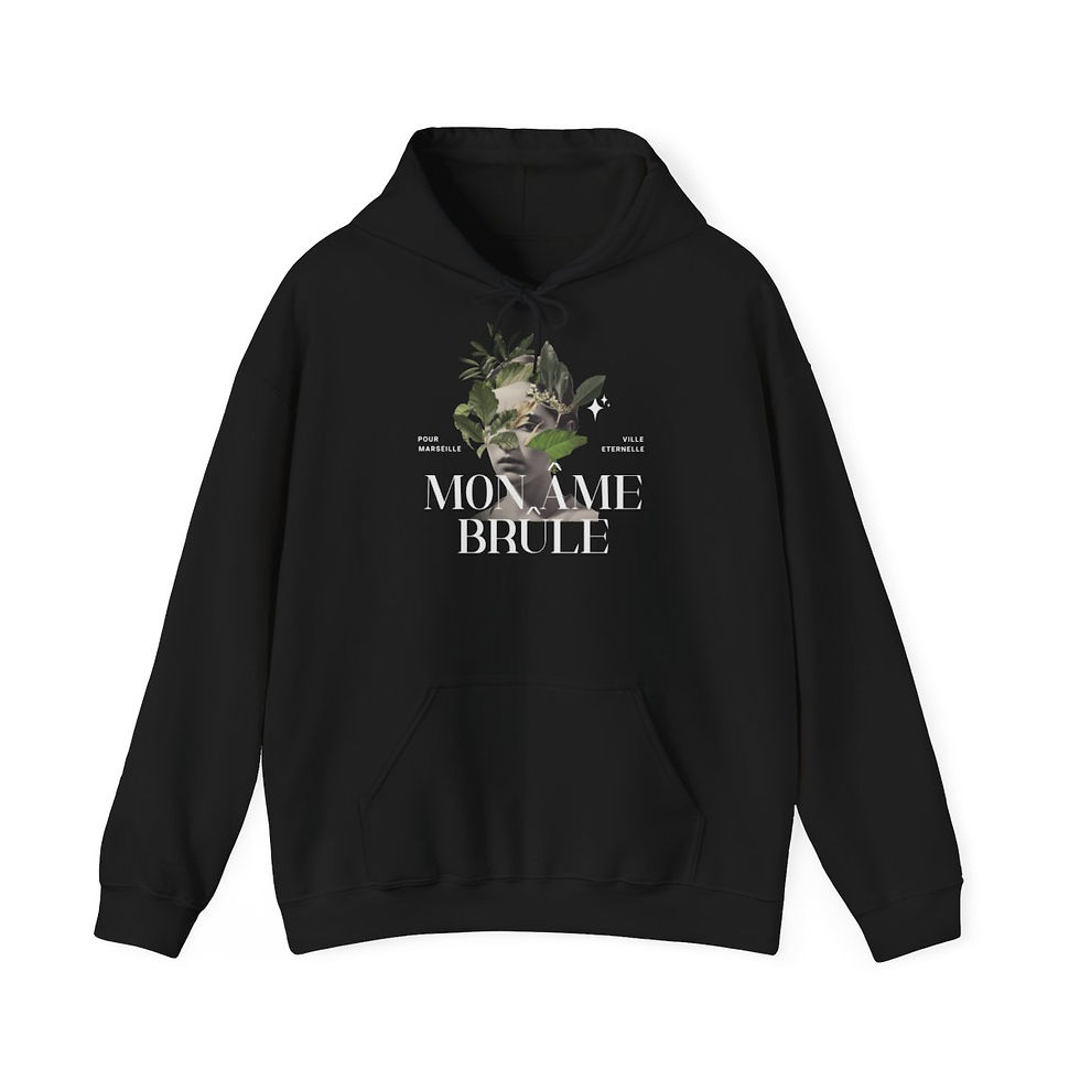 Thumbnail: Mon âme brûle France: Unisex Heavy Blend™ Hooded Sweatshirt