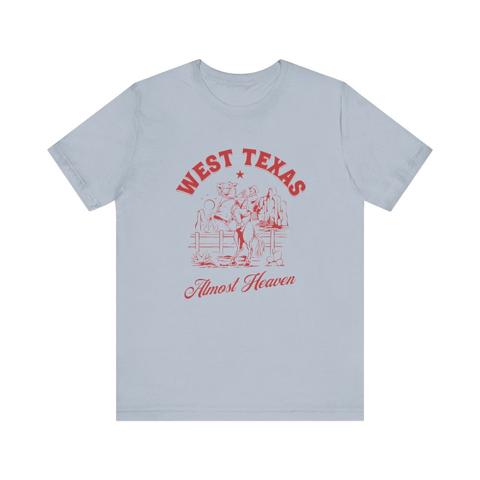 Thumbnail: West Texas Almost Heaven: Unisex Jersey Short Sleeve Tee