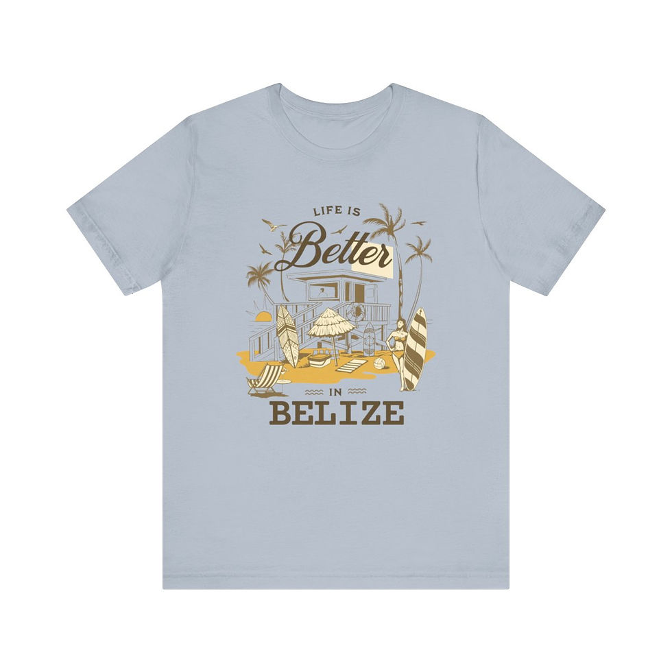 Thumbnail: Life is Better in Belize: Unisex Jersey Short Sleeve Tee