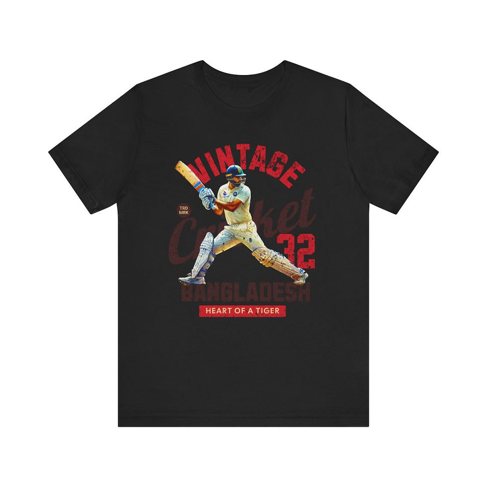Thumbnail: Vintage Cricket Bangladesh: Unisex Jersey Short Sleeve Tee