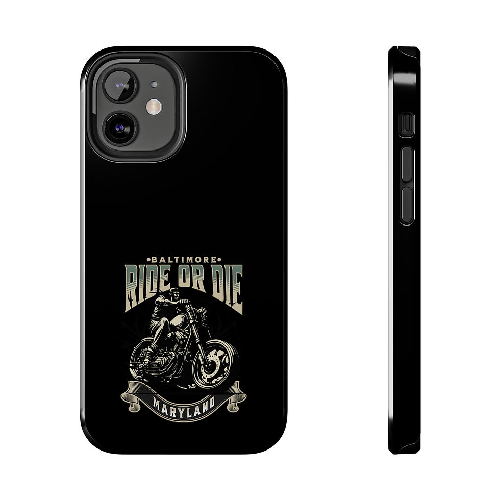 Thumbnail: Ride or Die Maryland: Tough Phone Cases
