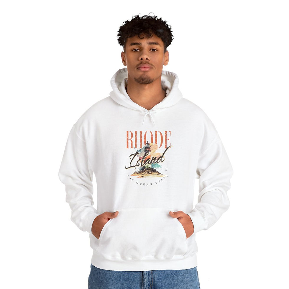 Thumbnail: Rhode Island Proud: Unisex Heavy Blend™ Hooded Sweatshirt