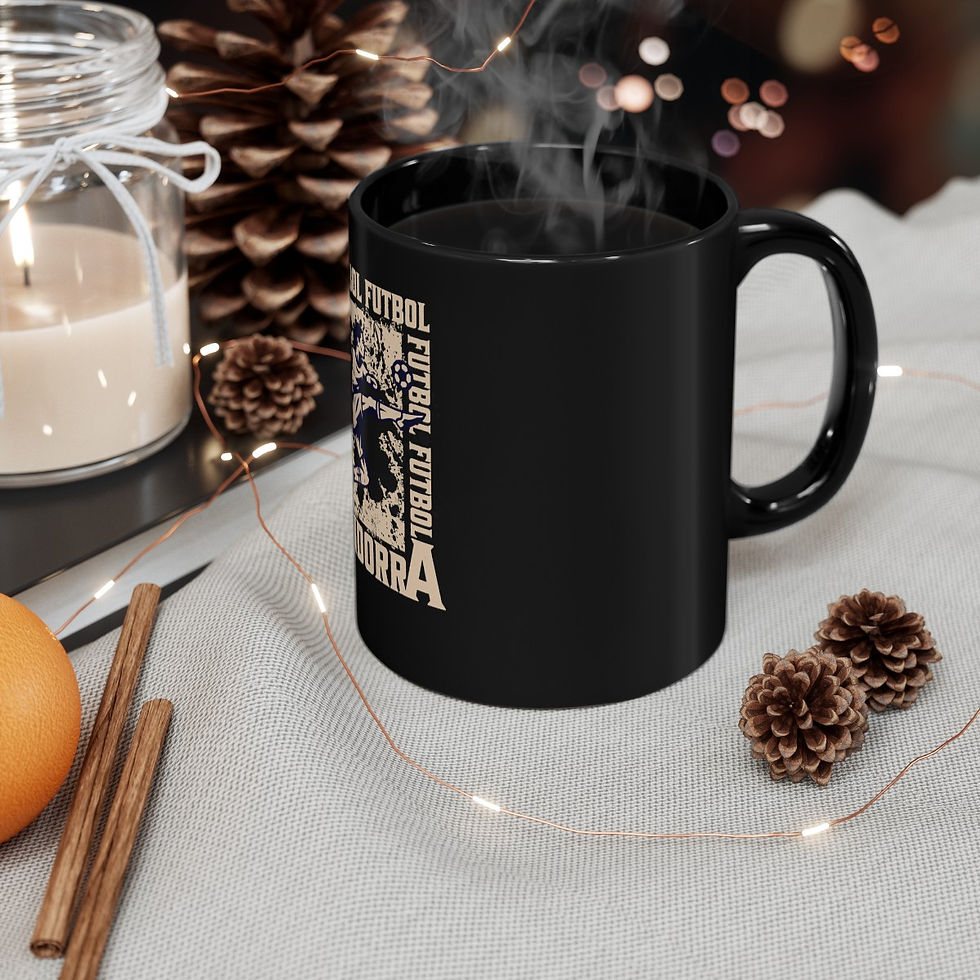 Thumbnail: Futbol Andorra: Black Mug (11oz, 15oz)