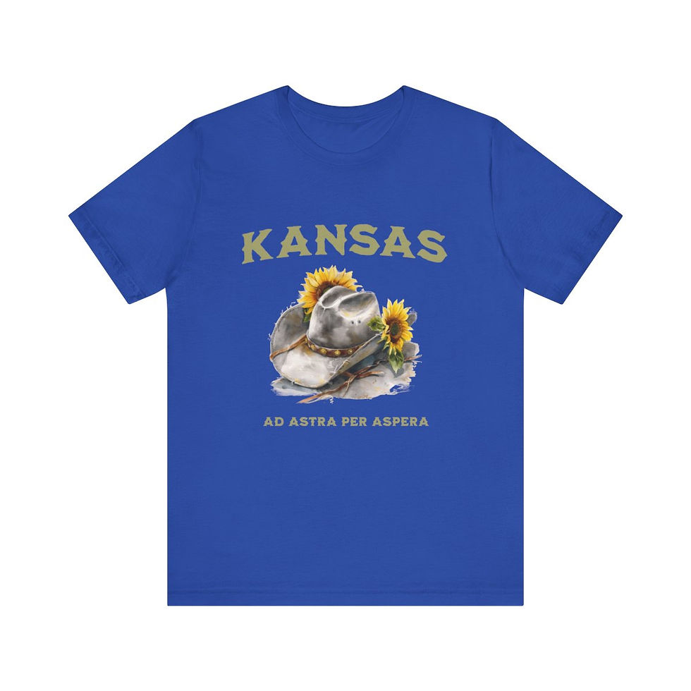Thumbnail: Kansas Ad Astra: Unisex Jersey Short Sleeve Tee
