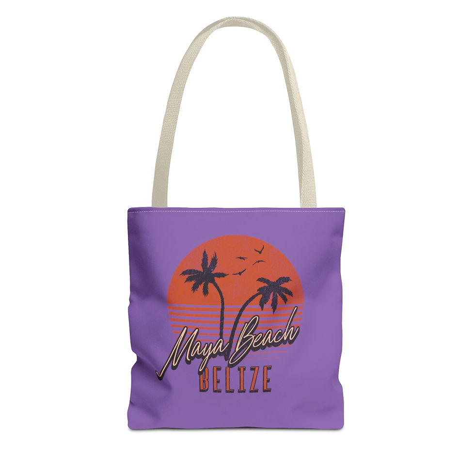 Thumbnail: Maya Beach Belize: Tote Bag (AOP)
