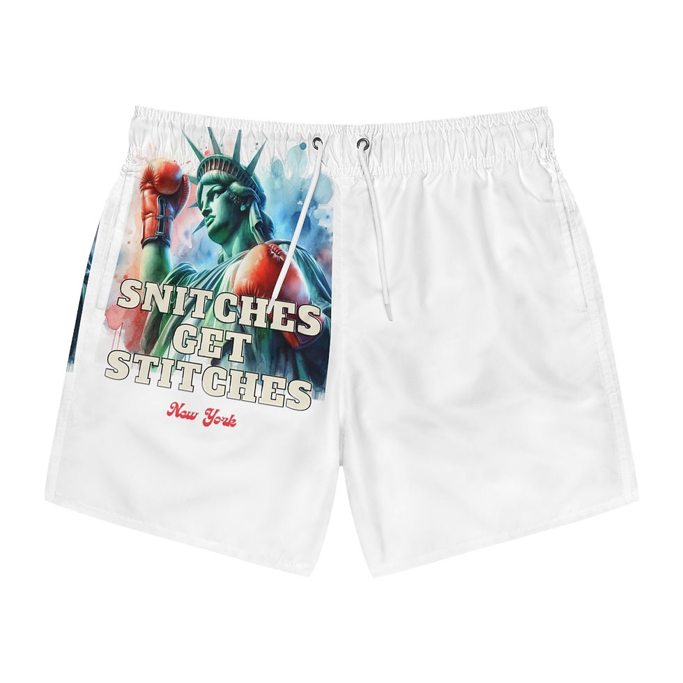 Snitches NY: Swim Trunks (AOP)