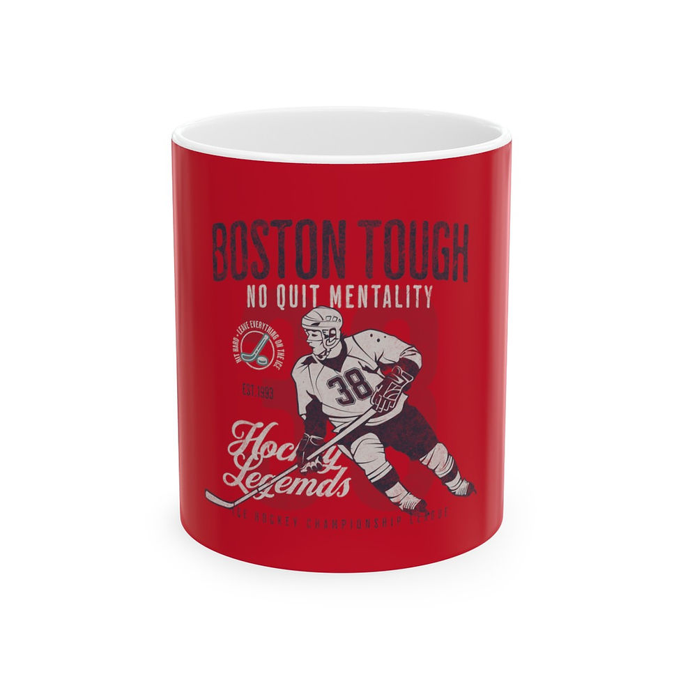 Thumbnail: Boston Tough Massachusetts: Ceramic Mug, (11oz, 15oz)