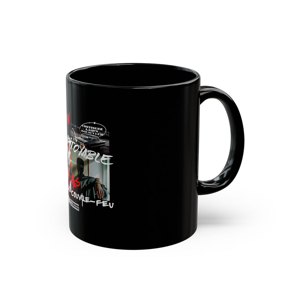 Thumbnail: Ambition Impitoyable France: Black Mug (11oz, 15oz)