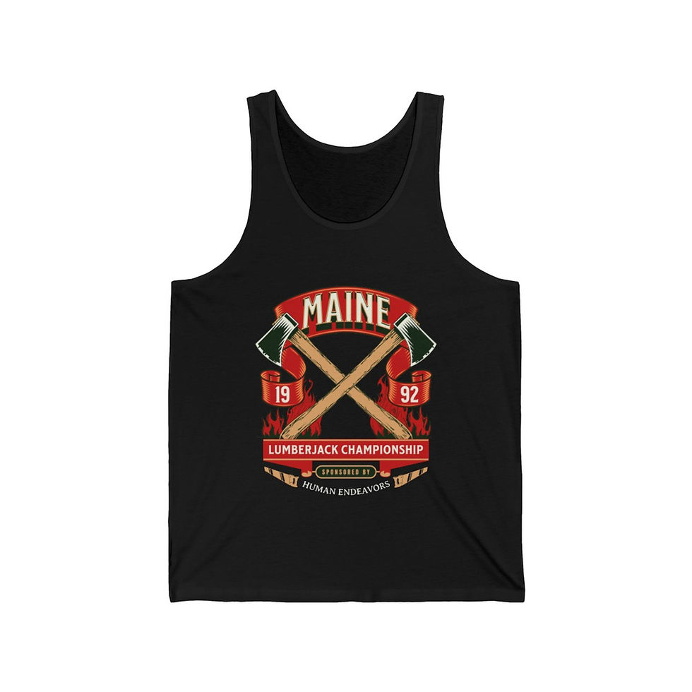Thumbnail: Maine Lumberjack: Unisex Jersey Tank