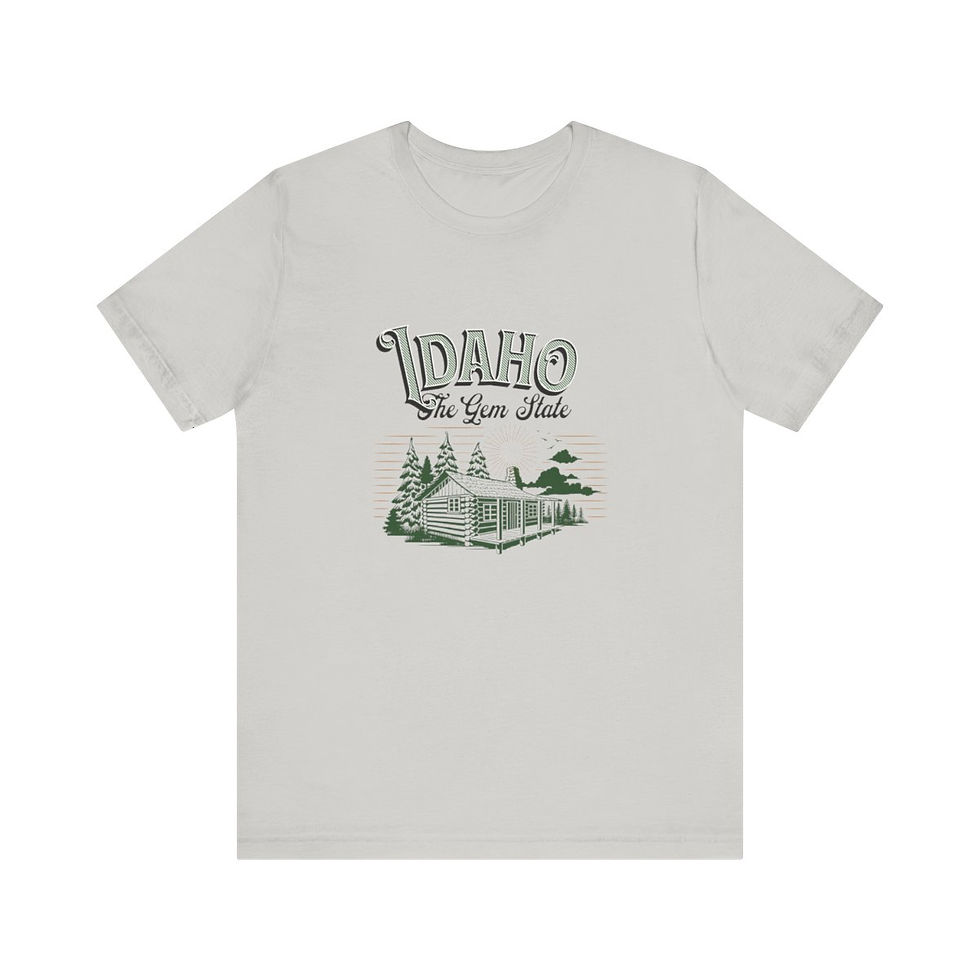 Thumbnail: Idaho the Gem State: Unisex Jersey Short Sleeve Tee