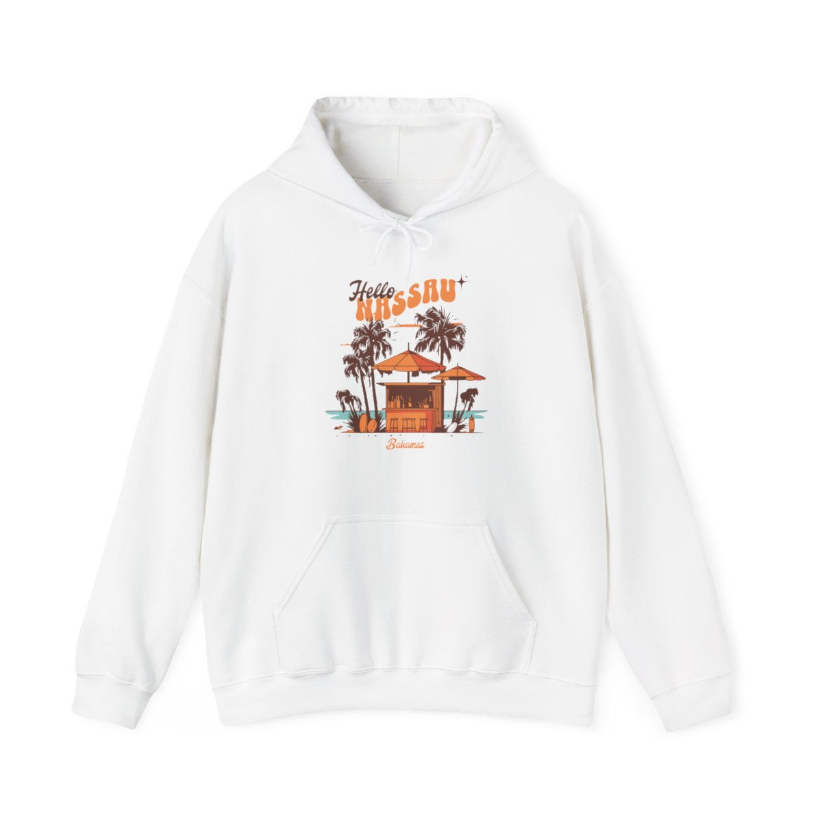 Hello Nassau Bahamas: Unisex Heavy Blend™ Hooded Sweatshirt
