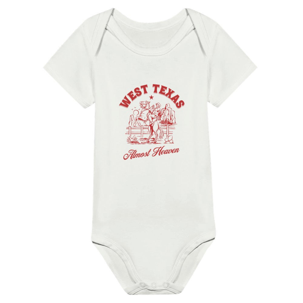 West Texas Almost Heaven: Classic Baby Short Sleeve Bodysuit