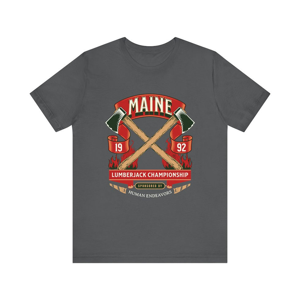 Thumbnail: Maine Lumberjack: Unisex Jersey Short Sleeve Tee