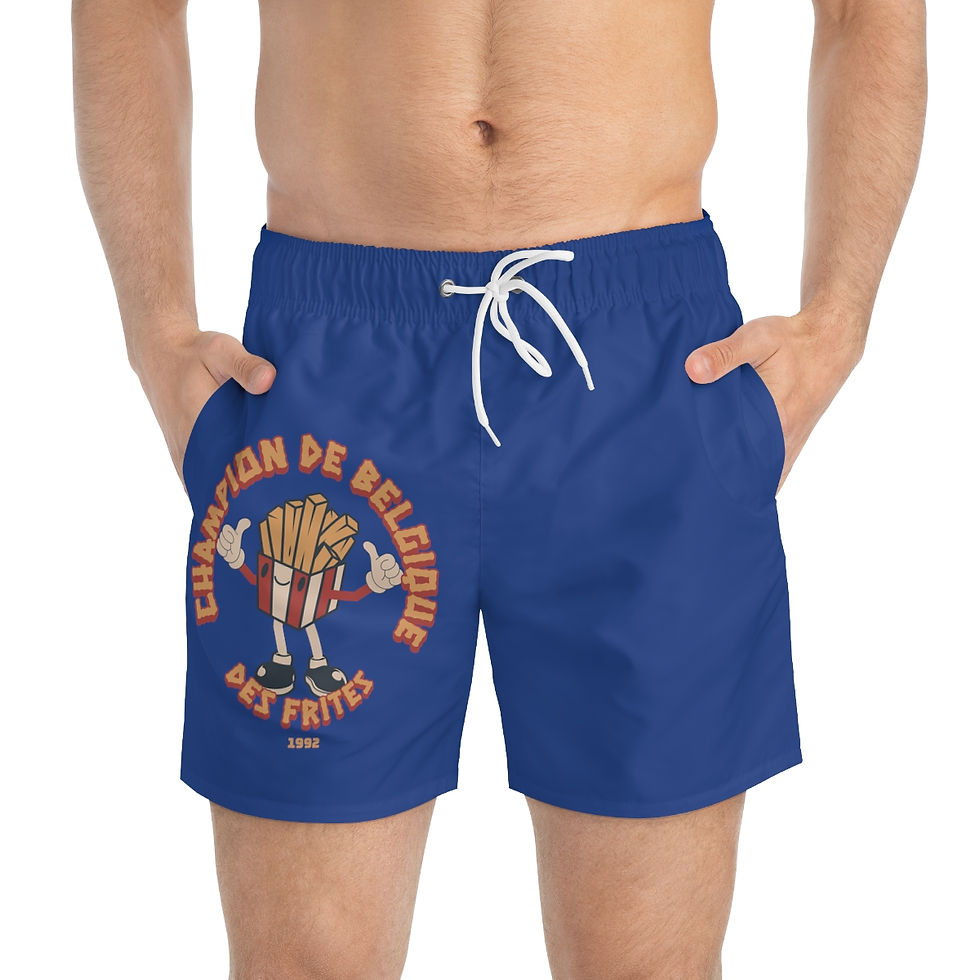 Thumbnail: French Fry Champ Belgium: Swim Trunks (AOP)