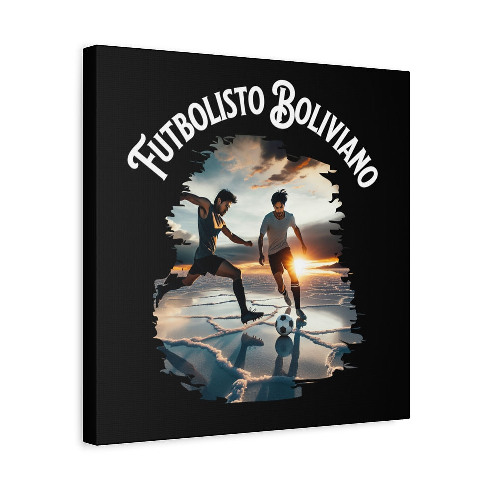 Thumbnail: Futbolisto Bolivia: Matte Canvas, Stretched, 1.25"
