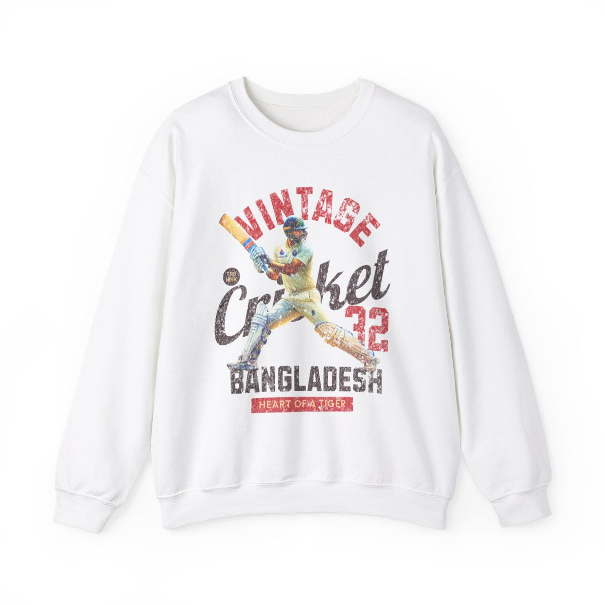 Vintage Cricket Bangladesh: Unisex Heavy Blend™ Crewneck Sweatshirt