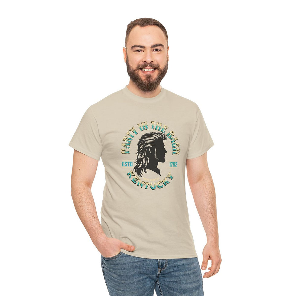 Thumbnail: Party in the Back Kentucky: Unisex Heavy Cotton Tee