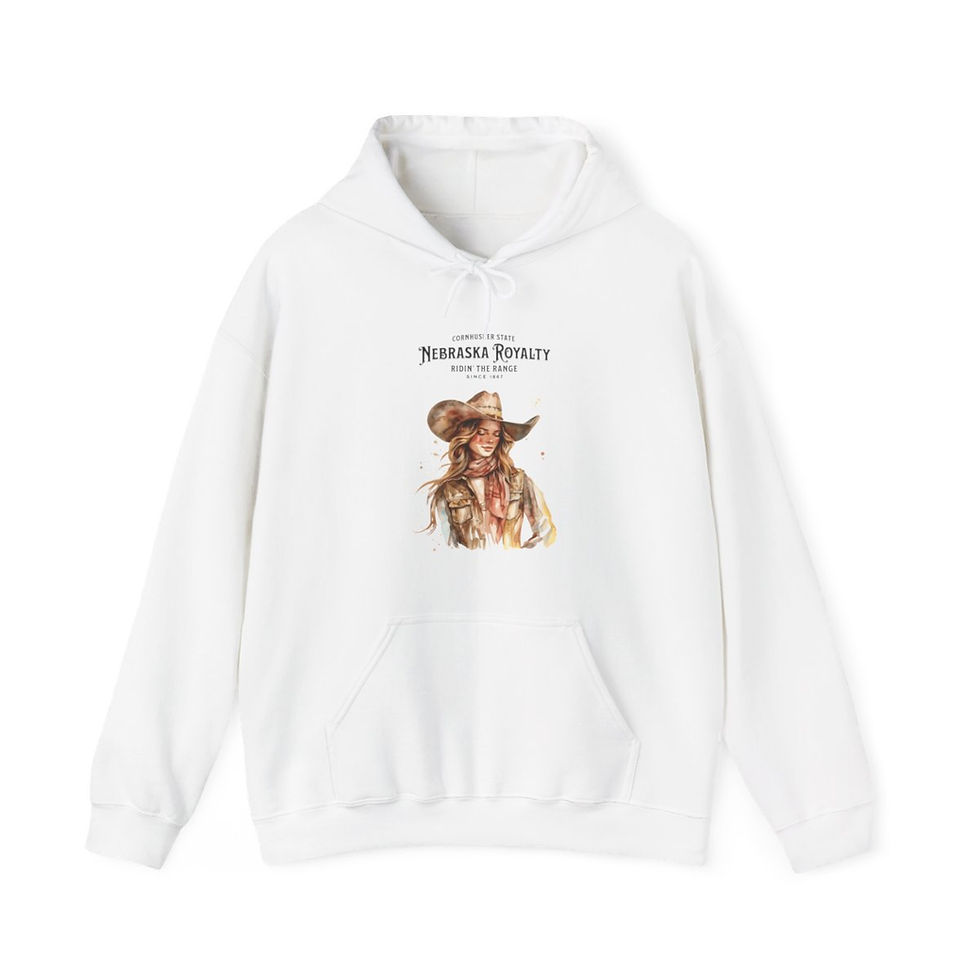 Thumbnail: Nebraska Royalty: Unisex Heavy Blend™ Hooded Sweatshirt
