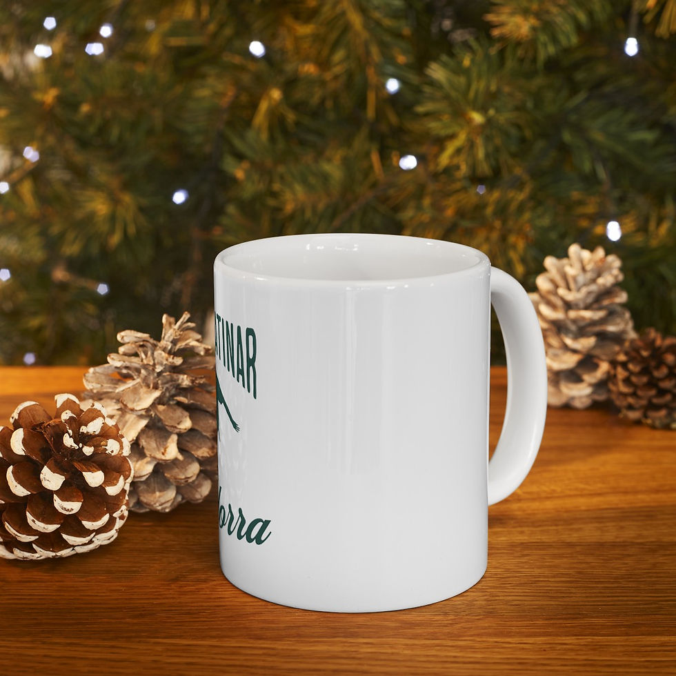 Thumbnail: Anar a Patinar Andorra: Ceramic Mug, (11oz, 15oz)