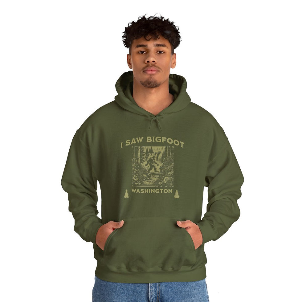 Thumbnail: Bigfoot Washington: Unisex Heavy Blend™ Hooded Sweatshirt
