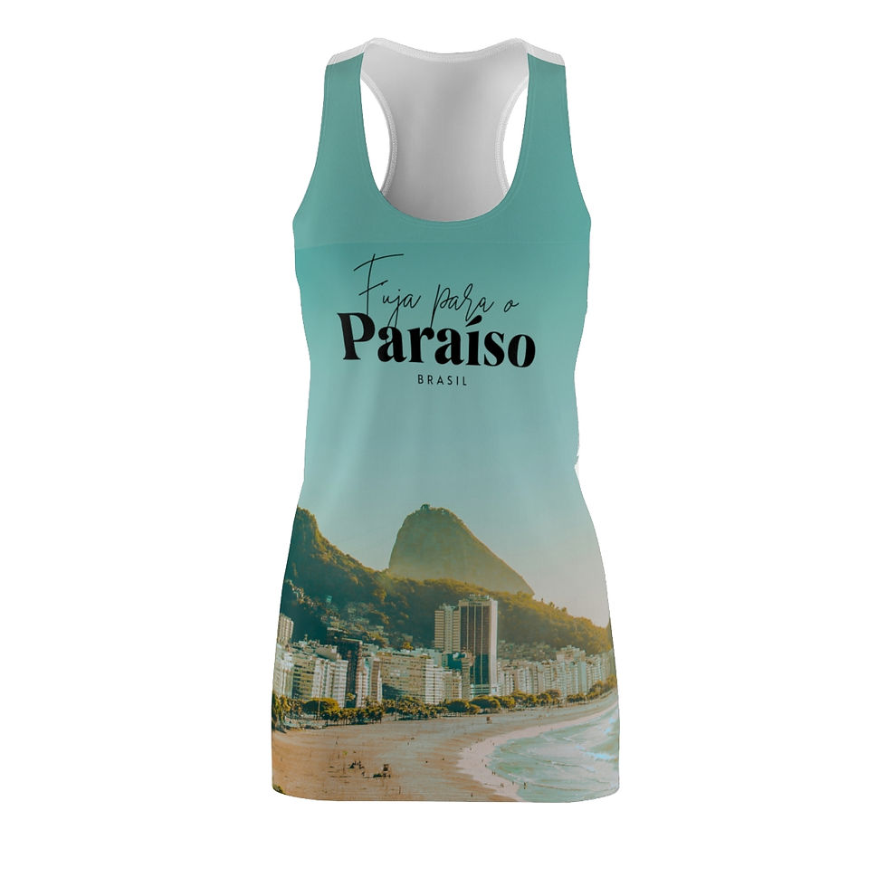 Thumbnail: Brazil Vintage: Women's Cut & Sew Racerback Dress (AOP)
