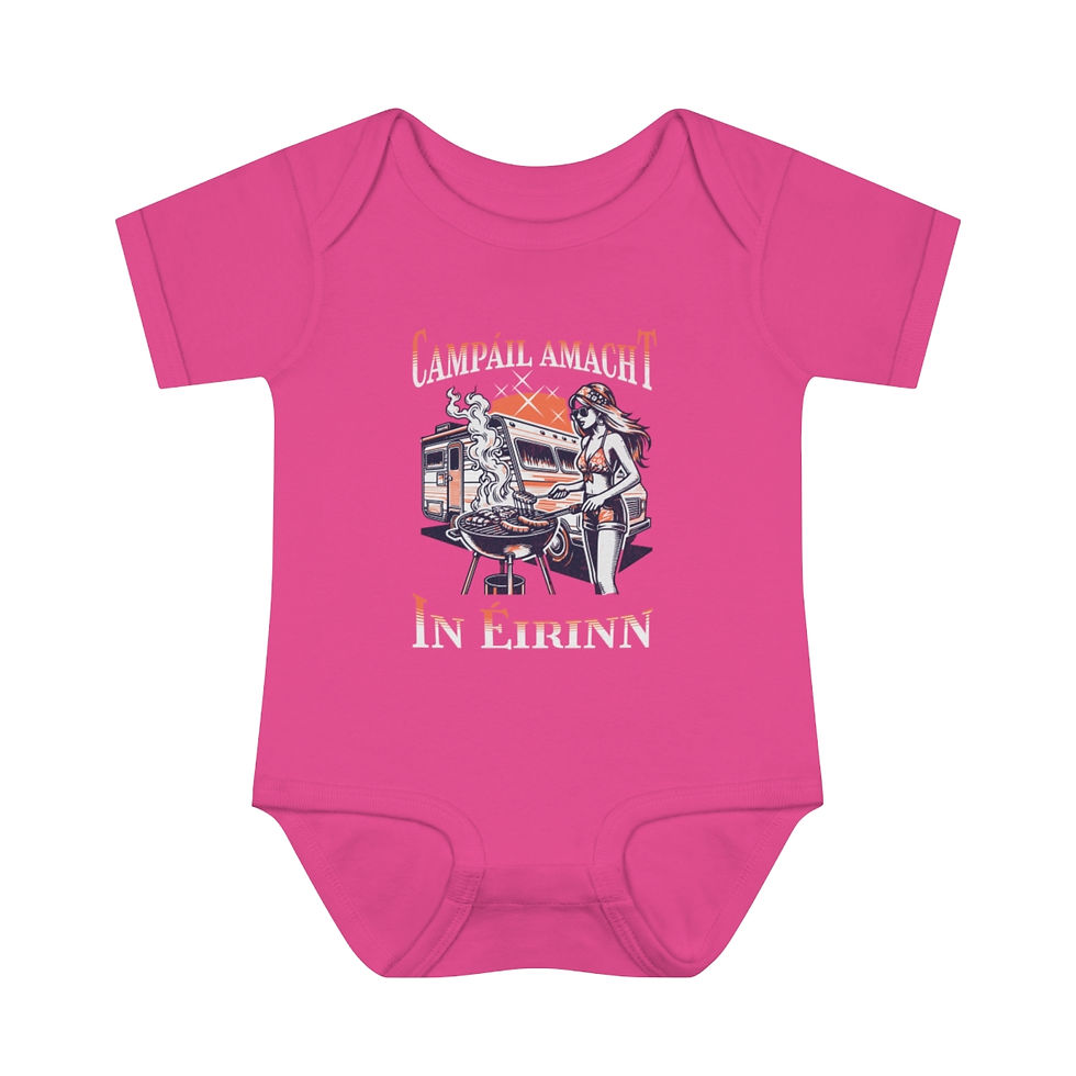 Thumbnail: Camping out in Ireland: Infant Baby Rib Bodysuit