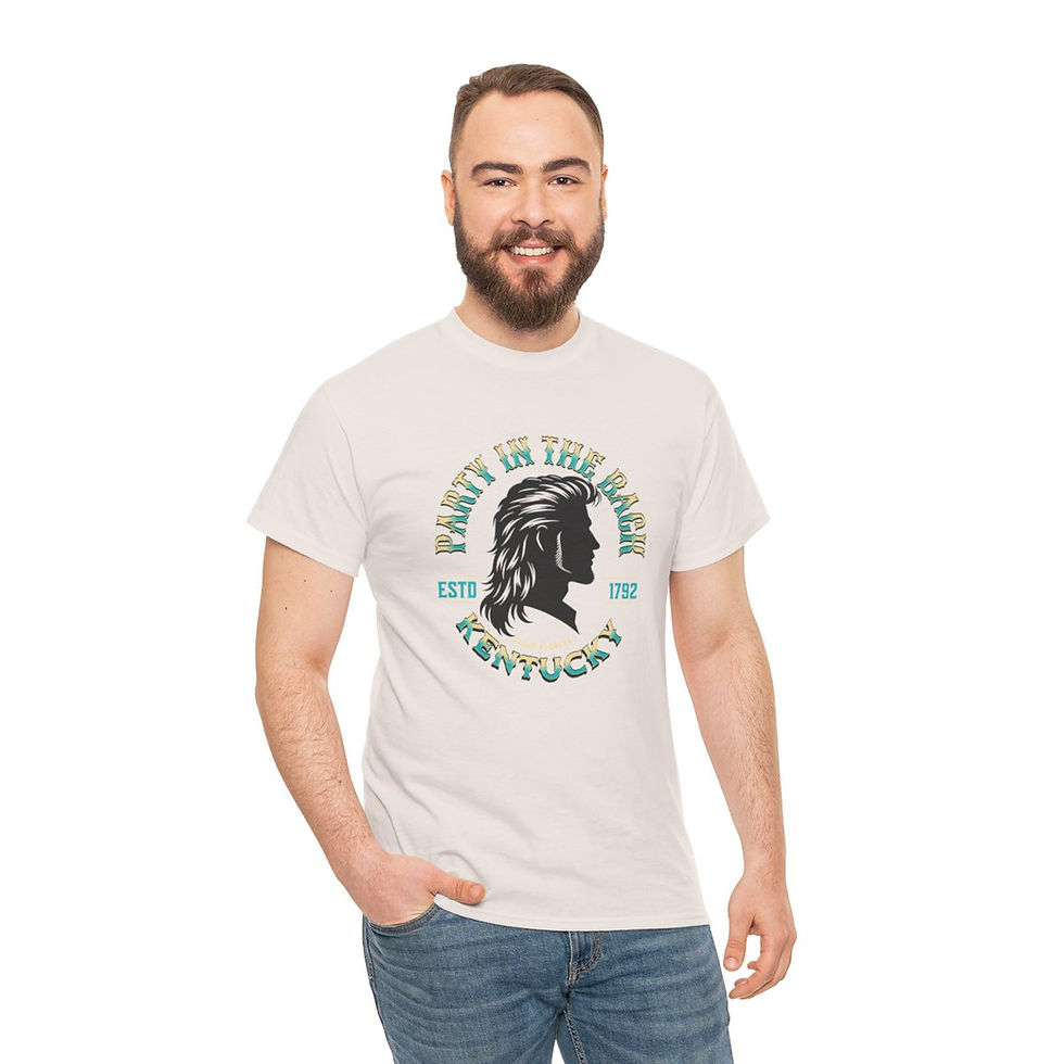 Thumbnail: Party in the Back Kentucky: Unisex Heavy Cotton Tee