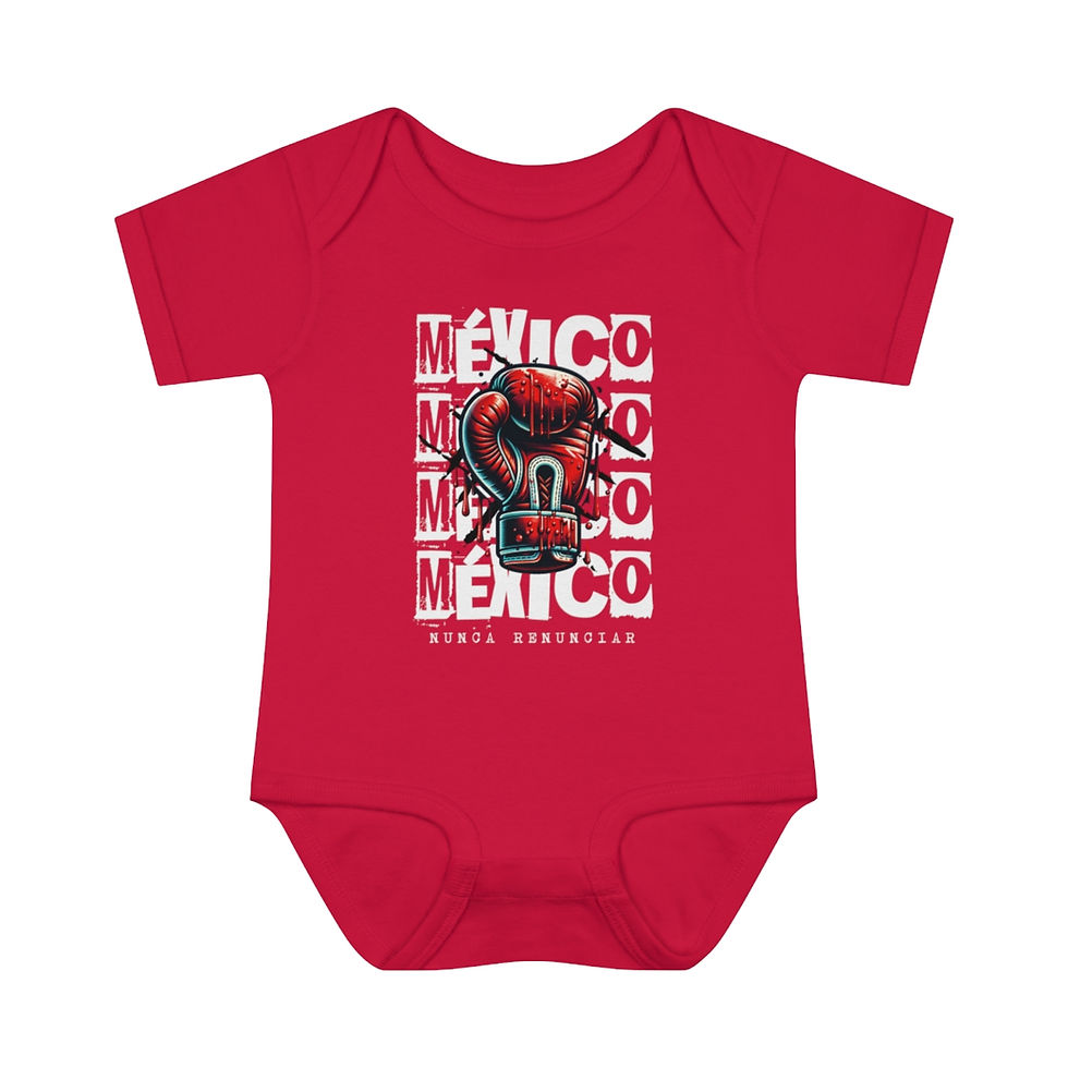 Thumbnail: Mexico Boxing: Infant Baby Rib Bodysuit