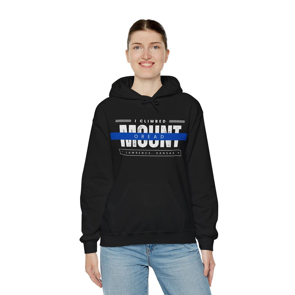 Thumbnail: I Climbed Mount Oread Kansas: Unisex Heavy Blend™ Hooded Sweatshirt