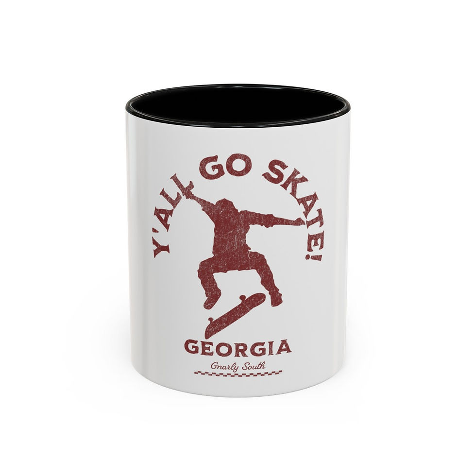 Thumbnail: Y'all Go Skate Georgia: Accent Coffee Mug (11, 15oz)