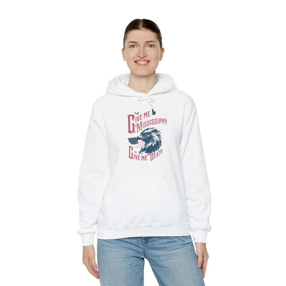 Thumbnail: Mississippi or Death: Unisex Heavy Blend™ Hooded Sweatshirt
